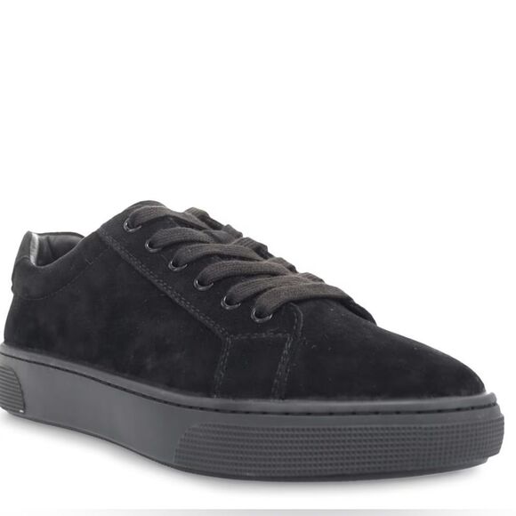 Propet Kinzey Women's Suede Sneakers Shoes size 12 WD black - Picture 1 of 13